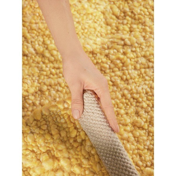 Kollane käsitsi kootud bukleekangast vaip 120x170 cm Notting Hill Portobello - Ted Baker-image-4