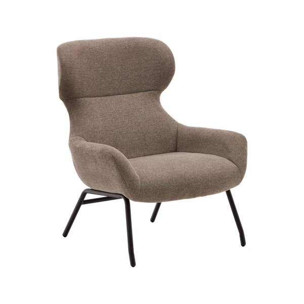 Pruun tugitool Belina - Kave Home