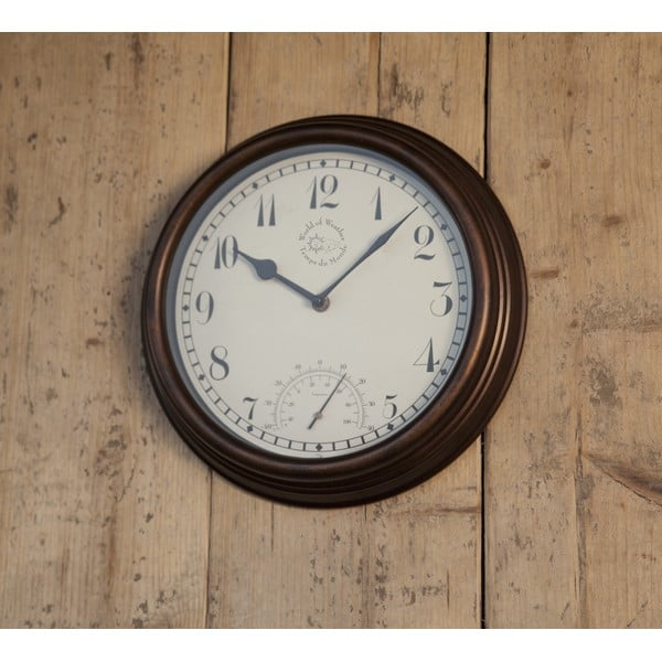 Termomeetriga välitingimustes kasutatav seinakell Aeg - Esschert Design-image-1