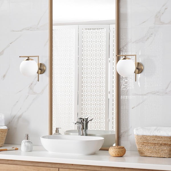 Valge-kuldne seinavalgusti ø 15 cm Antique - Opviq lights-image-2