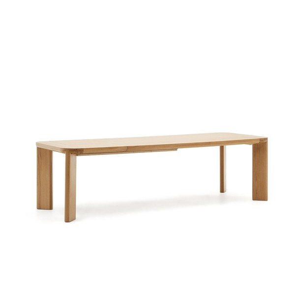 Kokkupandav söögilaud tammedekooriga 100x200 cm Jondal - Kave Home