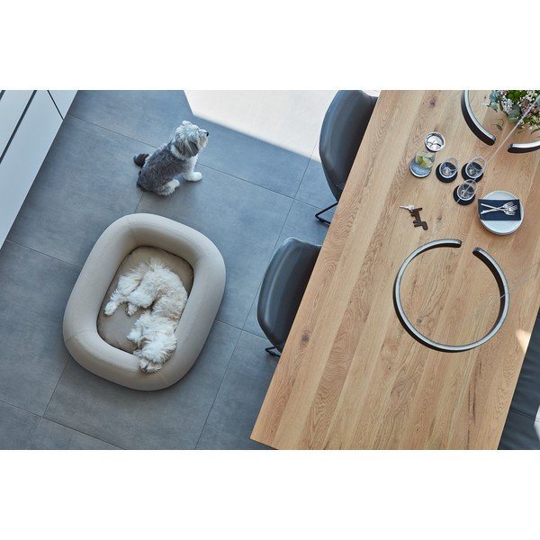 Helepruun koeravoodi 76x93 cm Barca Taupe S/M - MiaCara-image-3