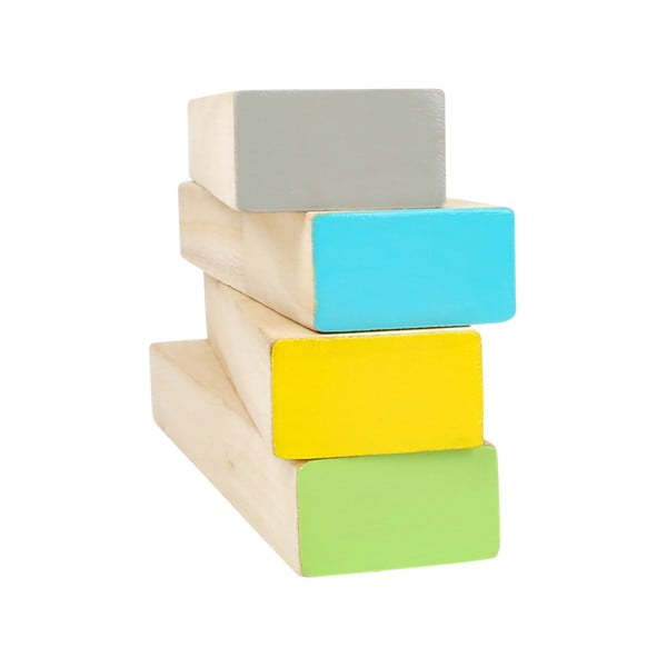 Dětská dřevěná věž z kostek Legler Tower, 60 ks-image-3