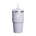 Lavendlivärvi roostevabast terasest termospudel koos kõrrega 600 ml Quencher H2.O FlowState™ Tumbler Purple Dust - Stanley