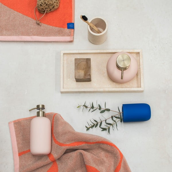 Oranž/helepruun rätikomplekt 2 tk orgaanilisest puuvillast 50x90 cm Nova Arte - Mette Ditmer Denmark-image-2