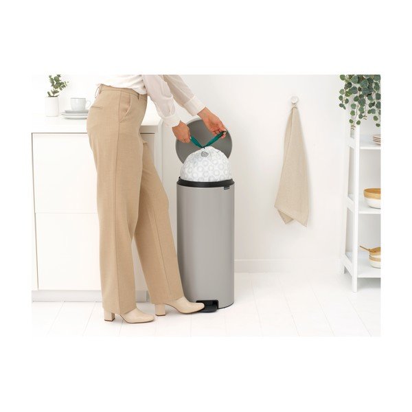 Helehall terasest prügikast 30 l NewIcon - Brabantia-image-4