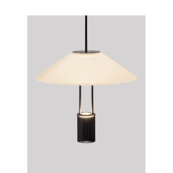 Matt must alumiiniumist LED-rippvalgusti akrüülklaasist varjuga, ø 22 cm Anafi - Nova Luce-image-3