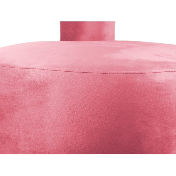 Roosa sametist tugitool Abrazo - Leitmotiv-image-1