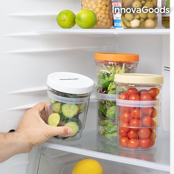 Reguleeritavad konteinerid , 3 tükki - InnovaGoods-image-3