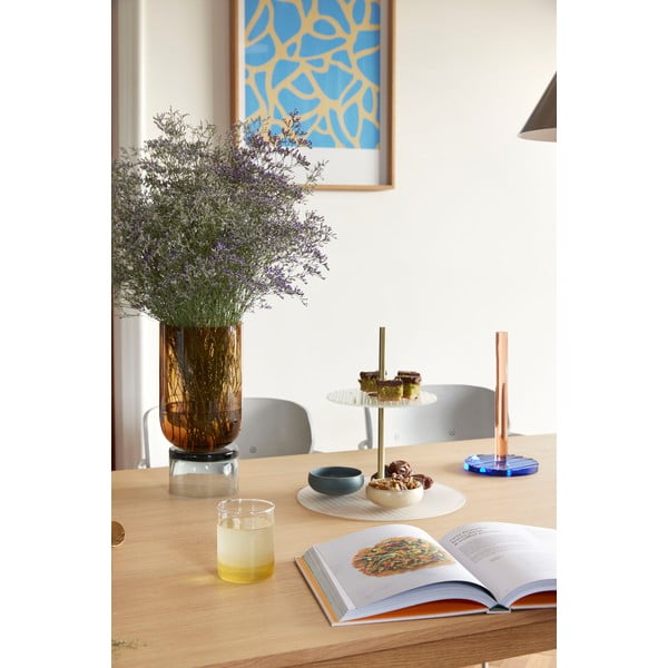 Oranž klaasvaas merevaigust, kõrgus 32 cm - Hübsch-image-1