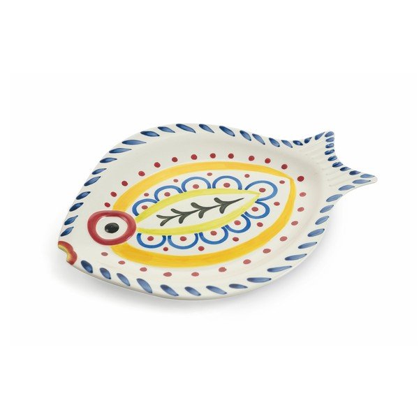 4 taldrikulist dolomiidist kalakujulised taldrikud Sashimi Fish - VDE Tivoli 1996-image-1