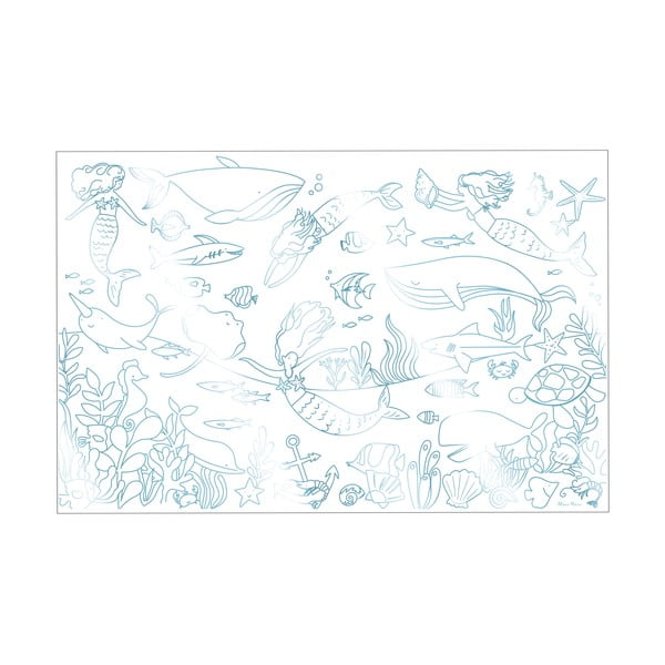 Värviraamat Mermaid – Meri Meri-image-2