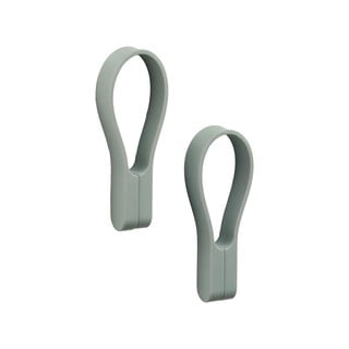 Hallikasrohelised silikoonrihmad 2tk komplektis Loop - Zone