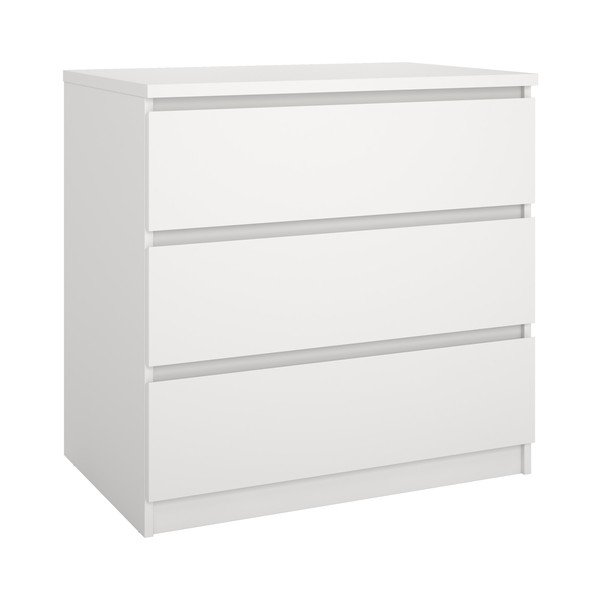 Valge kummut 77x76x50 cm Naia - Tvilum