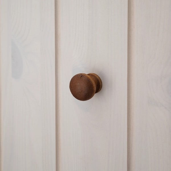 Valge männipuidust esikukomplekt 55x100x2 cm Anita - Støraa-image-4