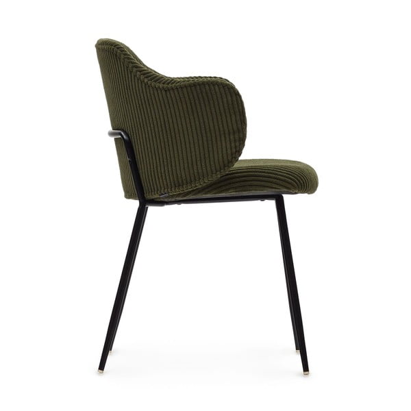 Rohelised velvetist söögitoolid 2tk komplektis Yunia - Kave Home-image-4