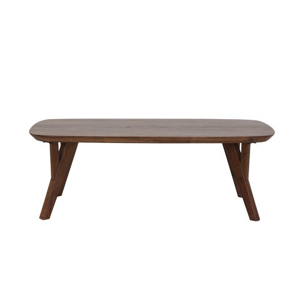 Tumeda naturaalse akaatsiapuidust kohvilaud 65x120 cm Quenza - Light & Living-image-3
