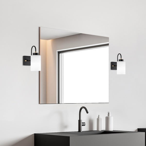 Must-valge seinavalgusti ø 10 cm Duzsuz - Opviq lights-image-3