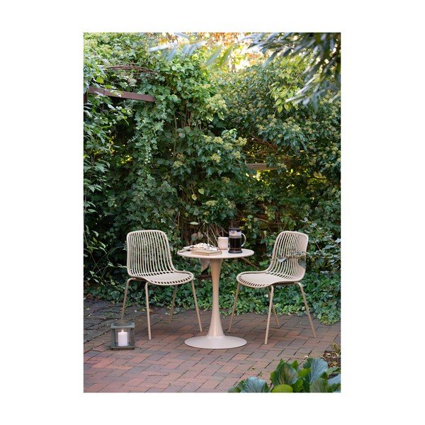 Metallist ümmargune aia söögilaud ø 60 cm Meira - House Nordic-image-1