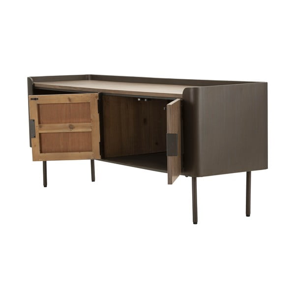 Pruun kuusepuidust telerilaud 150x58 cm Toronto - Mauro Ferretti-image-3