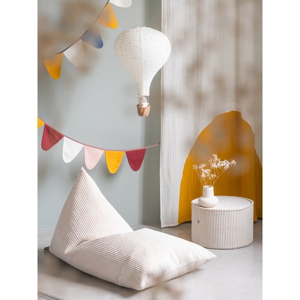 Kreem velvetist laste kott-tool Big Lounger - Wigiwama-image-3