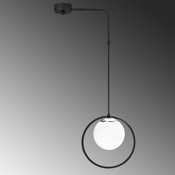 Mustast metallist rippvalgusti Opviq lights Elpidas - Opviq lights-image-2