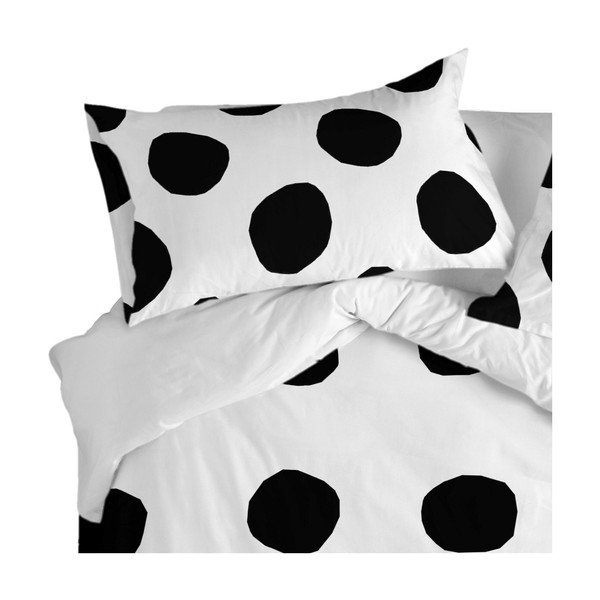 Komplekt 2 puuvillast padjapüüri, 50 x 75 cm Dot - Blanc-image-1