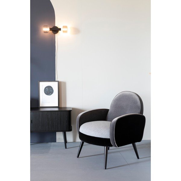 Musta värvi lükandustega kapp Barbier - Zuiver-image-3