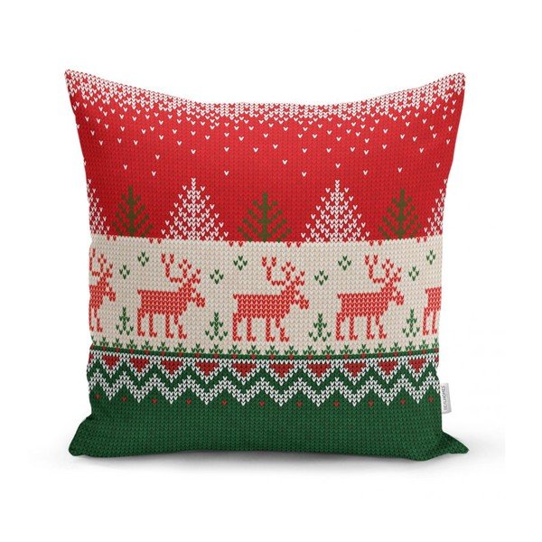 Komplekt 4 jõulupadjakatet ja lauajooksikut Merry Christmas - Minimalist Cushion Covers-image-1