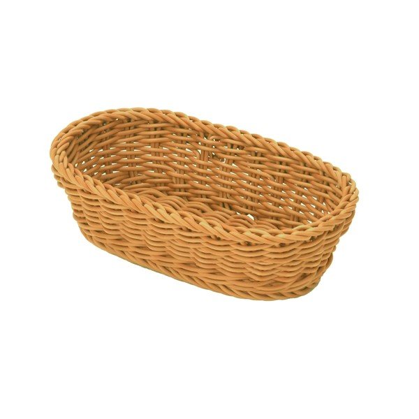 Košík Schale Oval Light Beige, 28x16x8 cm