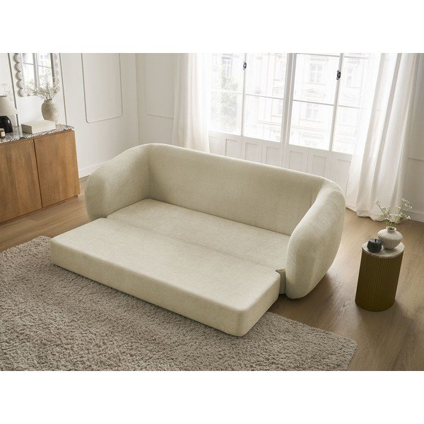 Taupe šenilldiivanvoodi 228 cm Neyo - Bobochic Paris-image-1