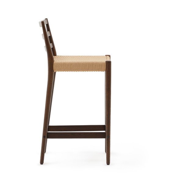 Pruun tammepuidust baaritool (istme kõrgus 70 cm) Analy - Kave Home-image-3
