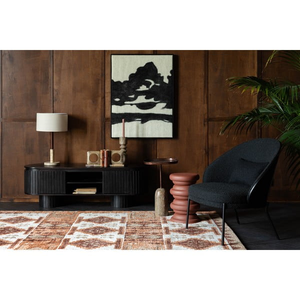 Tumepruun mangopuidust TV-alus 140x45x40 cm Kenji - Dutchbone-image-2