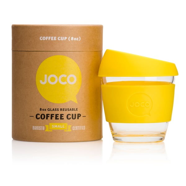 Cestovní hrnek na kávu Joco Cup 227 ml, žlutý
