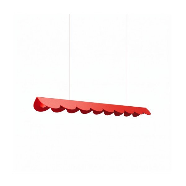 Punane alumiiniumist LED-rippvalgusti BISCUIT - Thoro