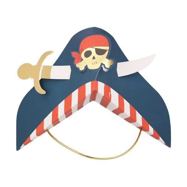 Pabermütside komplekt 8 tk Pirate – Meri Meri-image-4