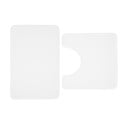 Valge mäluvahust tualettmattide komplekt, 2 tk 50x80 cm Anti-Bacterial - Catherine Lansfield