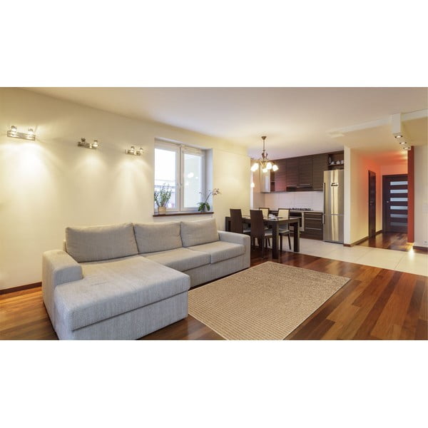 Helepruun välivaip , 133 x 190 cm Plain - Floorita-image-1