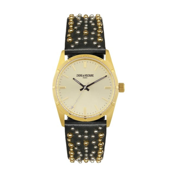 Dámské hodinky s černým páskem Zadig & Voltaire Vintage Dream