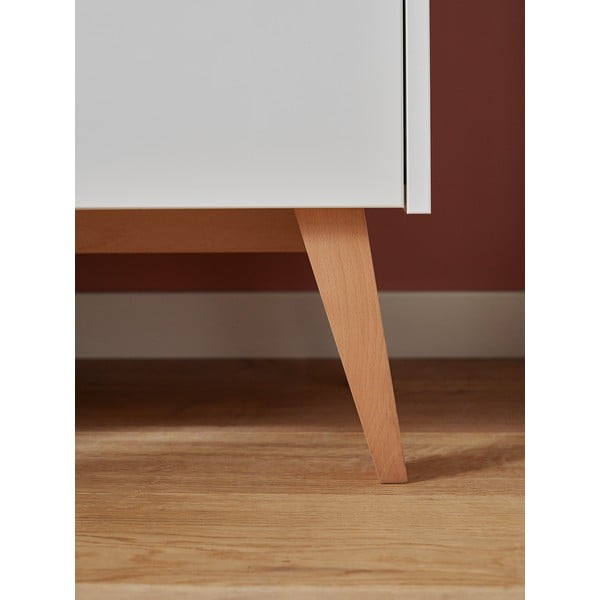 Valge laste raamaturiiul , 120 x 160 cm Swing - Pinio-image-1