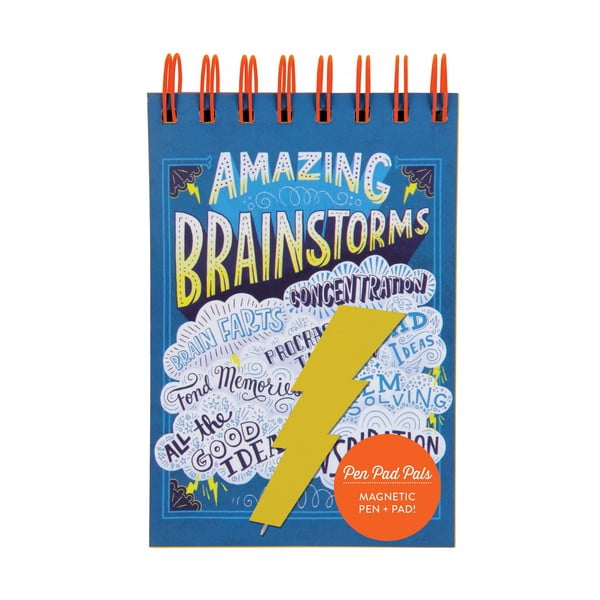 Zápisník s propiskou Chronicle Books Amazing Brainstorms