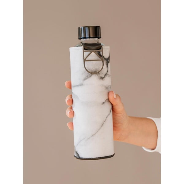 Valge-must reisiklaasist pudel 0,75 l Mismatch - Equa-image-1