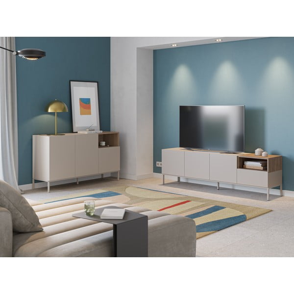 Kreem kummut 140x80 cm Cailin - Marckeric-image-1