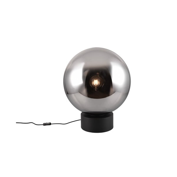 Must LED lauavalgusti klaasist varjuga (kõrgus 60 cm) Cipallone - CINQUE