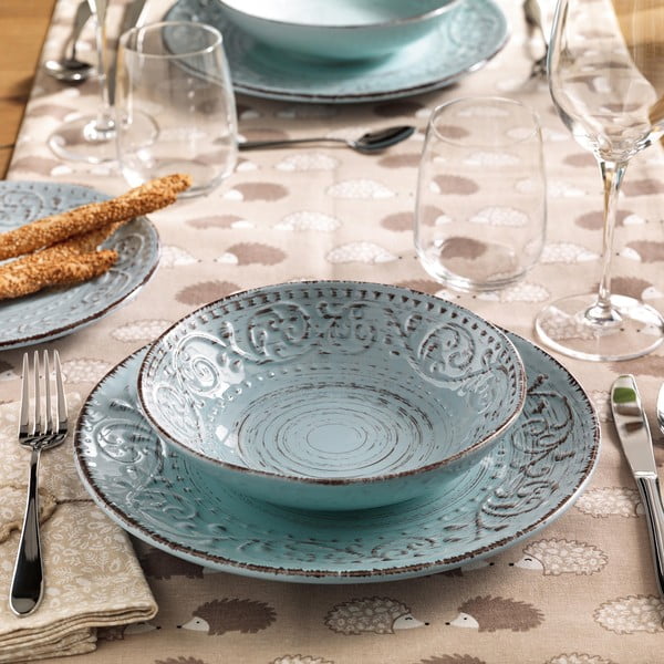 Helesinine sügav savitaldrik ø 24 cm Serendipity - Brandani-image-1