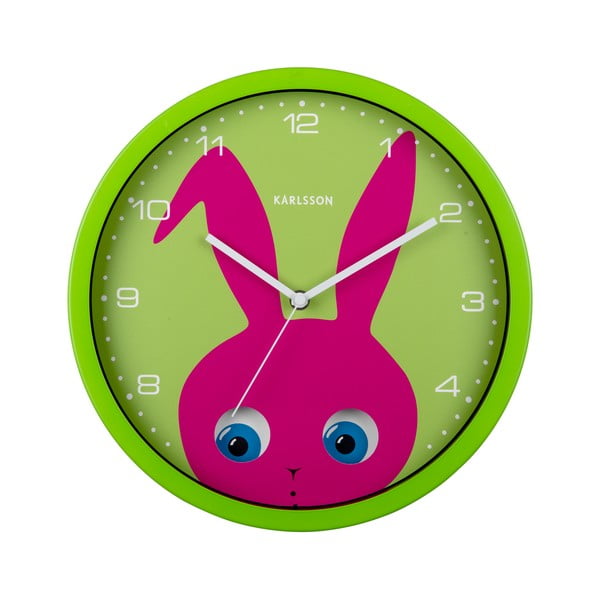 Laste seinakell ø 31 cm Peekaboo Bunny - Karlsson