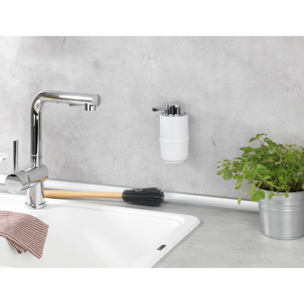 Valge isehoidev keraamiline seebidosaator 0,25 l Woya - Wenko-image-1