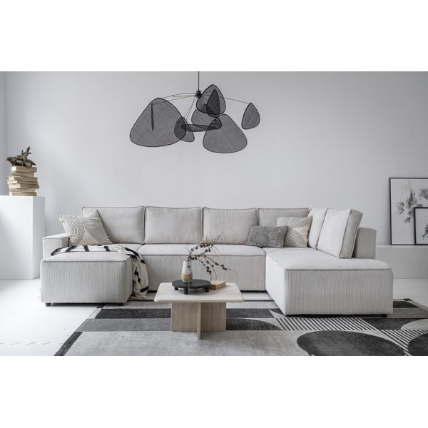 Valge velvetist diivanvoodi Brave Dave - Miuform-image-1