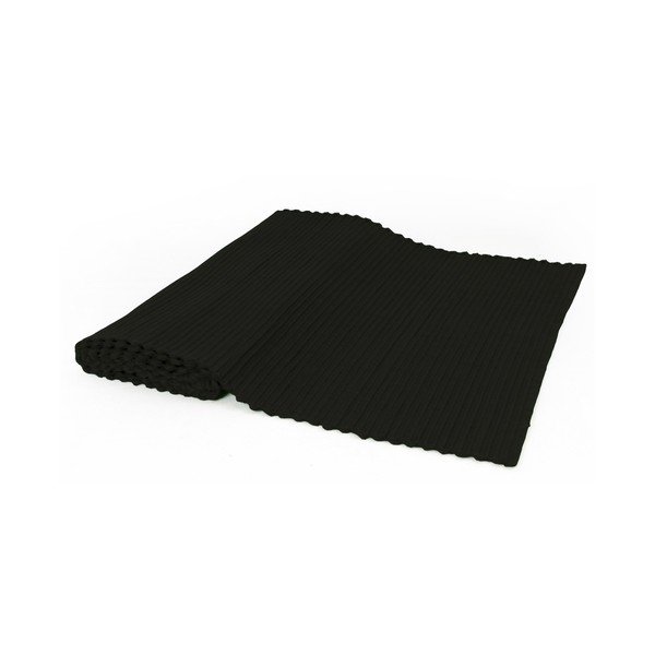 Běhoun na stůl Rib Black