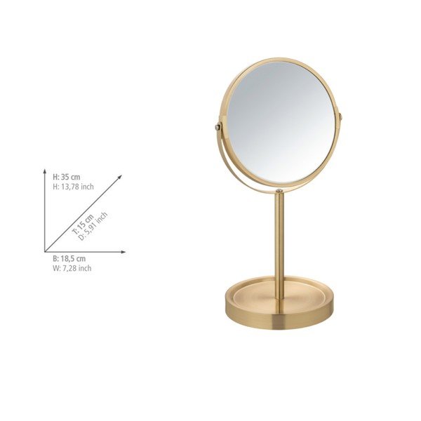 Kosmeetiline suurenduspeegel (3x suurendus) 15x35 cm Alata - Wenko-image-2